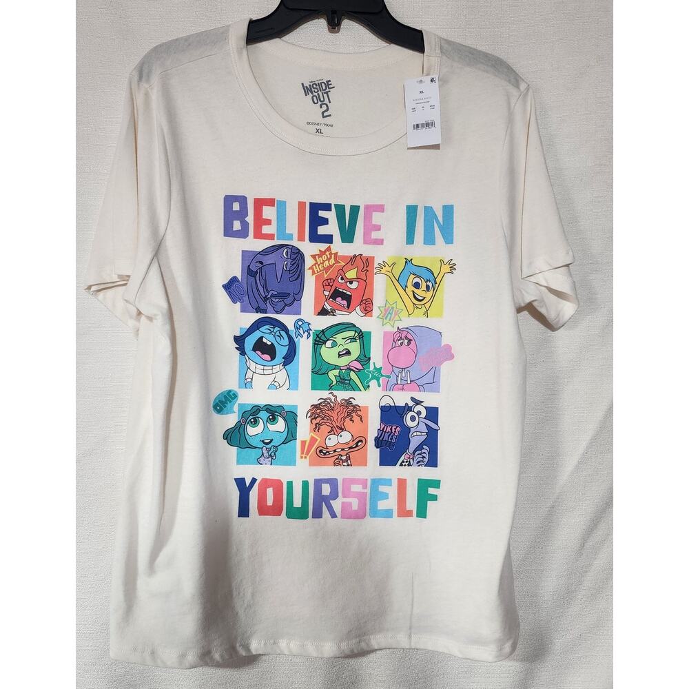 Inside out 2 '' Believe in Yourself'' Women's shirt size XL